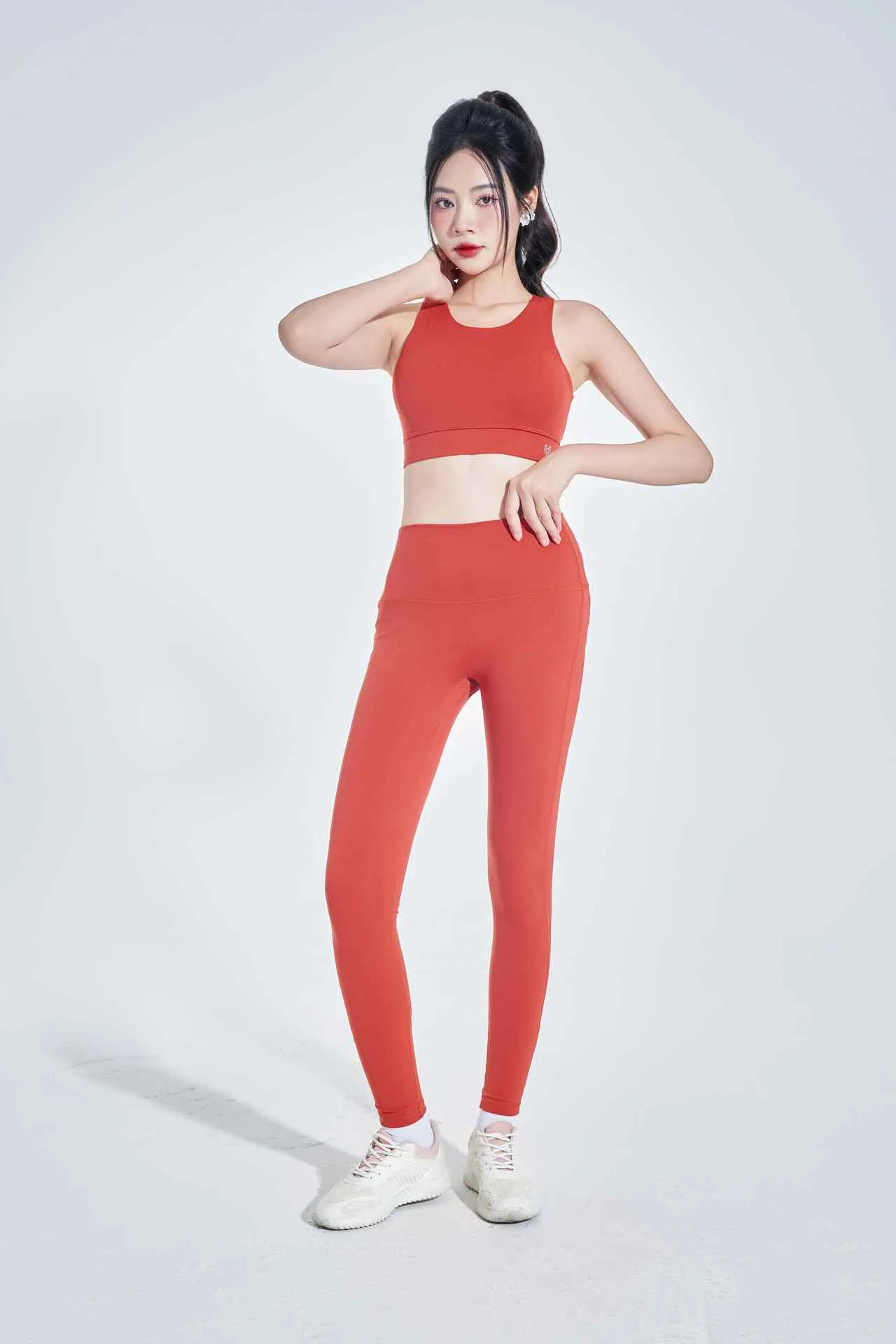 Áo A12 ba lỗ màu cam