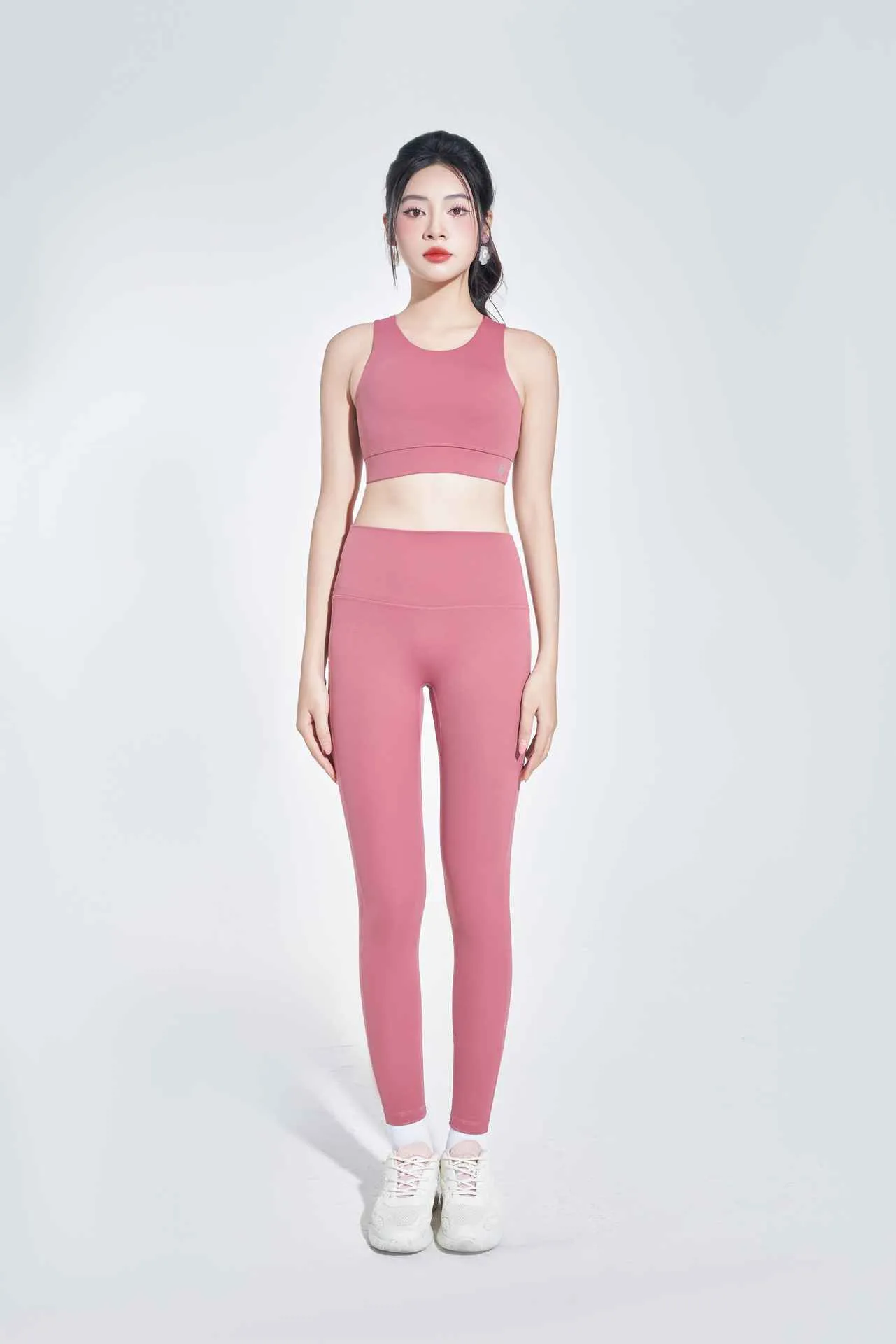 Áo A12 ba lỗ màu hồng đậm