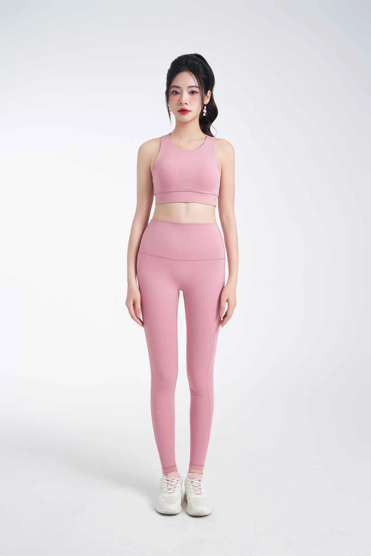 Áo A12 ba lỗ màu hồng nhạt